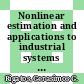 Nonlinear estimation and applications to industrial systems control / [E-Book]