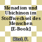 Menadion und Ubichinon im Stoffwechsel des Menschen [E-Book] /