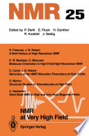 NMR at Very High Field [E-Book] /