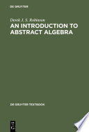 An Introduction to Abstract Algebra [E-Book].