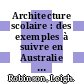 Architecture scolaire : des exemples à suivre en Australie [E-Book] /