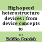 High-speed heterostructure devices : from device concepts to circuit modeling [E-Book] /