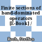 Finite sections of band-dominated operators [E-Book] /