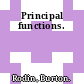 Principal functions.