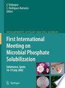 First International Meeting on Microbial Phosphate Solubilization [E-Book] /