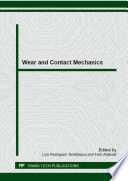 Wear and contact mechanics [E-Book] /