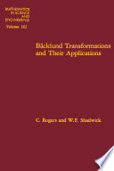 Bäcklund transformations and their applications [E-Book] /