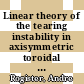 Linear theory of the tearing instability in axisymmetric toroidal devices [E-Book] /