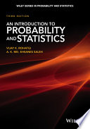 An introduction to probability and statistics [E-Book] /