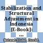 Stabilization and Structural Adjustment in Indonesia [E-Book]: An Intertemporal General Equilibrium Analysis /