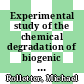 Experimental study of the chemical degradation of biogenic volatile organic compounds by atmospheric OH radicals [E-Book] /