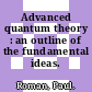Advanced quantum theory : an outline of the fundamental ideas.
