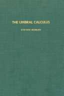 The umbral calculus [E-Book] /