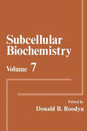 Subcellular biochemistry vol 0007.