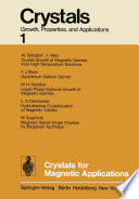Crystals for Magnetic Applications [E-Book] /
