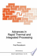 Advances in Rapid Thermal and Integrated Processing [E-Book] /