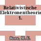 Relativistische Elektronentheorie. 1.