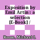 Exposition by Emil Artin : a selection [E-Book] /