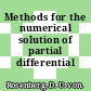 Methods for the numerical solution of partial differential equations.