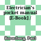 Electrician's pocket manual [E-Book] /