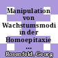 Manipulation von Wachstumsmodi in der Homoepitaxie am Beispiel einer Silber(111)-Fläche [E-Book] /