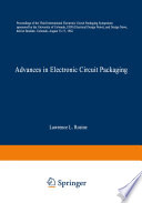 Advances in Electronic Circuit Packaging [E-Book] : Volume 3 /