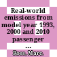 Real-world emissions from model year 1993, 2000 and 2010 passenger cars /