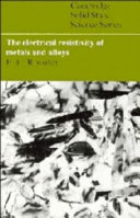 The electrical resistivity of metals and alloys.