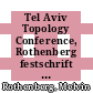 Tel Aviv Topology Conference, Rothenberg festschrift : International Conference on Topology, June 1-5, 1998, Tel Aviv [E-Book] /