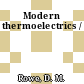 Modern thermoelectrics /