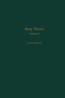 Ring theory. part 1 [E-Book] /