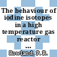The behaviour of iodine isotopes in a high temperature gas reactor coolant circuit [E-Book]