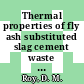 Thermal properties of fly ash substituted slag cement waste forms for disposal of Savannah River Plant salt waste : a paper proposed for presentation at the Materials Research Society meeting Boston, MA December 2 - 6, 1985 and for publication in the proceedings [E-Book] /