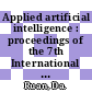 Applied artificial intelligence : proceedings of the 7th International FLINS Conference, Genova, Italy, 29-31 August 2006 [E-Book] /