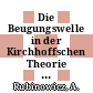 Die Beugungswelle in der Kirchhoffschen Theorie der Beugung.