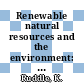 Renewable natural resources and the environment: pressing problems in the developing world.