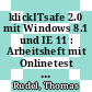 klickITsafe 2.0 mit Windows 8.1 und IE 11 : Arbeitsheft mit Onlinetest [E-Book] /