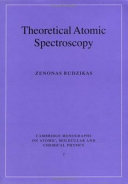 Theoretical atomic spectroscopy /