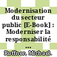 Modernisation du secteur public [E-Book] : Moderniser la responsabilité et le contrôle /