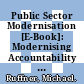Public Sector Modernisation [E-Book]: Modernising Accountability and Control /
