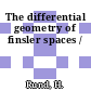 The differential geometry of finsler spaces /