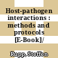 Host-pathogen interactions : methods and protocols [E-Book]/