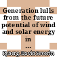 Generation lulls from the future potential of wind and solar energy in Europe /