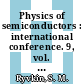 Physics of semiconductors : international conference. 9, vol. 1 : Proceedings : Moskva, 23.07.68-29.07.68 /