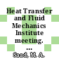 Heat Transfer and Fluid Mechanics Institute meeting. 19 : proceedings Santa-Clara, CA, 22.06.1966-24.06.1966.