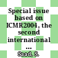 Special issue based on ICMR2004, the second international conference on manufacturing research / [E-Book]