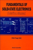 Fundamentals of solid-state electronics : solution manual /