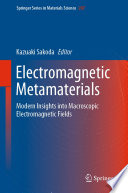 Electromagnetic Metamaterials [E-Book] : Modern Insights into Macroscopic Electromagnetic Fields /