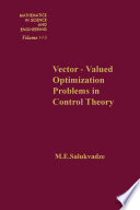 Vector-valued optimization problems in control theory [E-Book] /