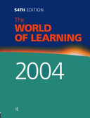 The world of learning. 2004 /